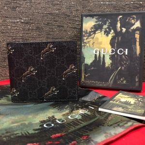 Gucci Wallet With Tiger Print